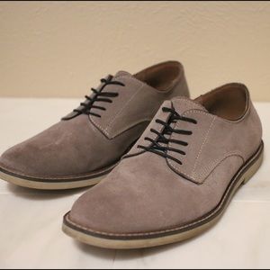 Banana Republic Grey Suede Oxford